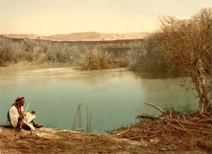 约旦河东向Transjordan，1880-1900（photochrom） 作者 瑞士摄影师